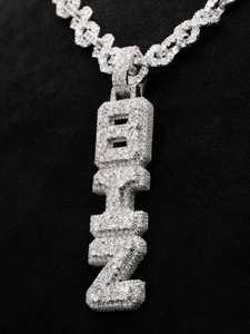 Luxira Jewels 925 Silver Moissanite Cuban Hip Hop Unisex <b>Bracelet</b> Round Brilliant Cut Rhodium Plated Iced Link for Wedding Party - Product Image 2