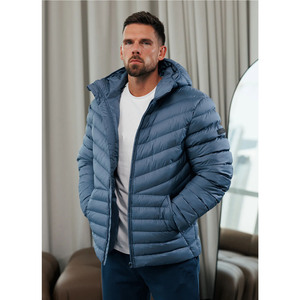 Best Latest Design Customized Men's Puffer <b>Jacket</b> in Black <b>Waterproof</b> Winter Street Casual Wear with Zipper Closure - Product Image 2
