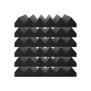 Lot de 36 panneaux de mousse acoustique 12x12x2 "pour absorption acoustique des murs et plafonds de studio - Product Image 1