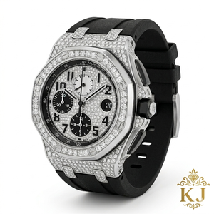 Inspire Luxury Diamond <b>Chronograph</b> Quartz Watch MOISSANITE for Series - Product Image 2
