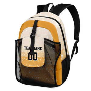 Sac à dos de sport en nylon personnalisé, design pliable populaire, sacs de basketball imperméables en polyester, sacs à dos de sport d'extérieur - Product Image 4