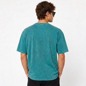 Custom oversized cotton mens <b>tshirt</b> Low MOQ for US Streetwear Brands with custom logo and boxy <b>tshirt</b> - Product Image 6