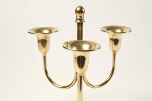 ILAHI's Vintage <b>Brass</b> Handmade Tapered <b>Candlestick</b> <b>Holder</b> Embossing Printing 1 Color High Quality Heat Resistant Home Christmas - Product Image 2