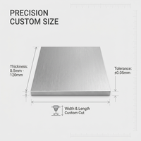 Tôle d'aluminium de haute qualité 1050 1060 1100 3003 5052 6061, plaque en alliage sur mesure, finition usine pour la construction, l'industrie et les OEM