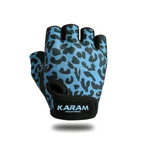 Guantes de Fitness de Cuero Sublimados con Diseño de Logotipo Personalizado, Transpirables, de Medio Dedo, Unisex, para Entrenamiento en Gimnasio, Servicio OEM - Product Image 2