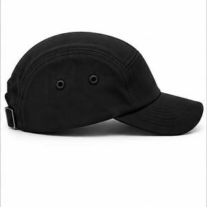 Casquette unisexe 5 panneaux en tissu maillé imperméable, ajustable, respirante, avec œillets, décontractée, pour adulte, été, panneau avant - Product Image 1