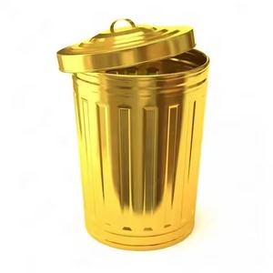 Cubo de Basura Metálico para Oficina, Hogar y Cocina, Cubo de Residuos Multiusos a Precio Económico, Asequible y de Alta Calidad - Product Image 3