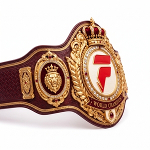 Cinturón de Campeonato Premium para Lucha Libre, Diseño de Placa Metálica de Alta Calidad, Cinturón de Trofeo Profesional para Lucha Libre y Boxeo - Product Image 3