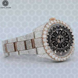 Reloj de Lujo Charm_Jewells para Mujer con Incrustaciones de Diamantes, Caja Tonneau, Acero Inoxidable, Analógico, Cuarzo, Cierre Plegable, 38mm - Product Image 2