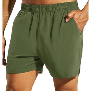Pantalones Cortos Deportivos de Algodón Twill de Doble Cara, Secado Rápido, Transpirables, con Bolsillo Interior, Logotipo y Diseño Personalizados, para Deportes al Aire Libre y Fitness - Product Image 1
