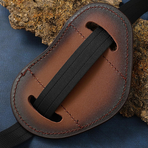 Handmade <b>Leather</b> <b>Pouch</b> Folding Knife Outdoor Folding Pocket Blade Premium Steel <b>Leather</b> Holder Camping Hiking Utility Equipment - Product Image 5