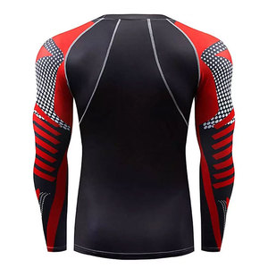 Ensemble de compression sportif avancé pour hommes : T-shirt et pantalon respirants pour la course et l'entraînement actif - Product Image 6