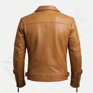Chaqueta de Motociclista de Cuero Genuino para Hombre de la Mejor Calidad, Nueva Colección de Invierno, Chaquetas de Motocicleta con Protecciones Desmontables Personalizadas - Product Image 2