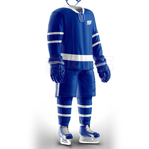 Professional Ice Hockey Uniform Polyester Eco-Friendly Lightweight Quick Dry Built for Competitive <b>Games</b> and Practice Sessions - Product Image 3