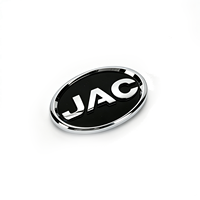 Emblème de voiture personnalisé en plastique ABS chromé, badge automobile, surface lisse, résistant à l'eau, moulage sous pression pour la décoration de réfrigérateur