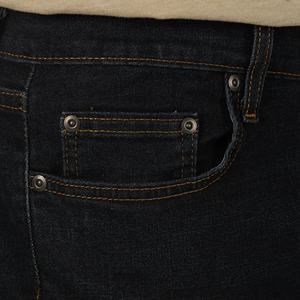 Wholesale Custom Slim Streetwear Solid Breathable Denim <b>Jeans</b> for Men High Quality - Product Image 5