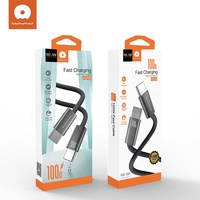 Câbles USB en nylon de 1,5 m (4,9 pi) PD 240 W Type C vers Type C pour la charge rapide des ordinateurs, imprimantes, téléphones portables et ordinateurs portables