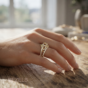 Anillo Minimalista Delgado con Diamante Cultivado en Laboratorio, Banda Delgada y Delicada, Piedra Pequeña Apilable, Joyería Diaria Sencilla, Elegante y Discreta - Product Image 2