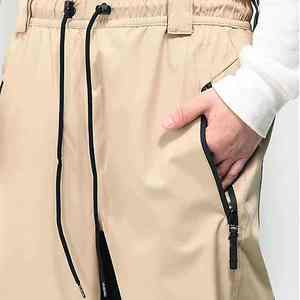 Pantalon de ski unisexe pas cher en solde, grande taille, imperméable 10000 mm, séchage rapide, respirant, coupe-vent, isolé en polaire pour l'hiver - Product Image 6