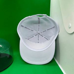 Casquettes de baseball pour hommes à 6 panneaux avec logo personnalisé, broderie 3D structurée, découpe laser, vente en gros - Product Image 2