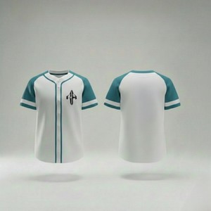 Camisetas de Béisbol con Estampado Digital de Alta Calidad, Cuello en V Transpirable, 100% Poliéster, Manga Corta, Estampado Técnico por RIVIAN ATLANTIC - Product Image 1