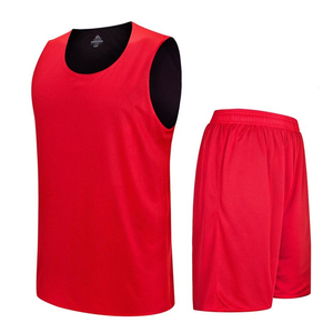 Ensemble de maillots de basket-ball réversibles pour hommes personnalisés, respirant, anti-transpiration, séchage rapide, débardeur en mesh, shorts, adulte, toutes saisons - Product Image 2