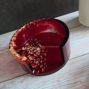 Posavasos Modernos de Resina, Calidad Premium, Lujosos, Cuadrados, Hechos a Mano, Accesorios para Bebidas, Tradebyd - Product Image 2