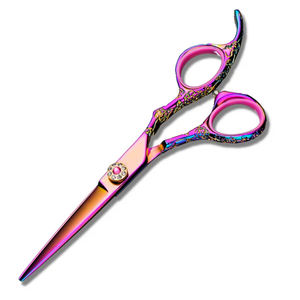 Tijeras de Corte de Pelo Profesionales de Alta Calidad OEM, Acero Inoxidable, Hechas a Mano, Punta Afilada, para Diestros, 32 Dientes, Medianas - Product Image 6