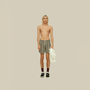 Shorts Bermuda pour Hommes en Toile Solide Polyester/Coton, Taille Mi-Haute Élastique, Respirants, avec Poches, Style Décontracté - Product Image 3