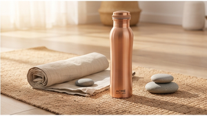 Minimalist Plain Copper <b>Bottle</b> Premium Quality Sleek Design Durable Flask Elegant Hydration Solution For Modern Living - Product Image 4