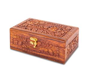 High Quality Solid <b>Wood</b> Storage <b>Chest</b> with Antique Finish for Classic Home Decor - Product Image 1