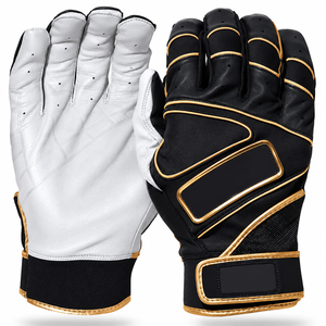 Gants de frappe en cuir bleu, design rembourré, fermeture à boucle, durables et respirants, entraînement unisexe adulte XL XXL - Product Image 4
