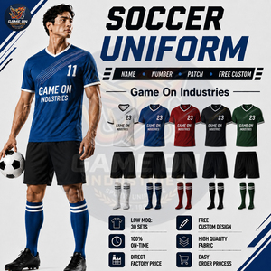 Tenue de football personnalisée cyan et noir pour adultes – Vêtements de sport respirants pour joueurs – Tenue d'entraînement de football - Product Image 2