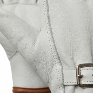 Heavy-Duty Sheep Grain Leather Durable Anti-static Waterproof Breathable Adjustable Wristlet <b>Driver</b> <b>Gloves</b> Industrial Safety - Product Image 6
