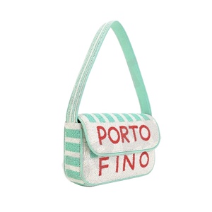 Bolsos de Hombro Bordados a Mano con Cuentas Personalizados CRYSTAL CRAFT, Bolsos de Mano de Lujo para Damas, Bolsos de Fiesta - Product Image 1