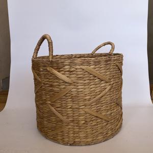 Panier de rangement en jonc de mer tressé à la main Nhat Minh, style bohème, écologique, couleur personnalisable, capacité de charge 5-10 kg - Product Image 2