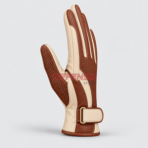 Guantes de equitación de alta calidad que combinan agarre, soporte, tela transpirable y puntas de los dedos reforzadas para un manejo confiable de los riendas. - Product Image 3