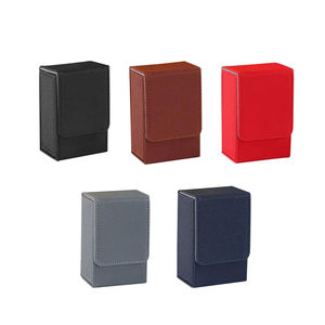 Étui en cuir pour cartes à jouer, sac de rangement pour jeux de cartes, boîte à cartes de tarot, étui en cuir pour collection de jeux de société, étui de poker - Product Image 5