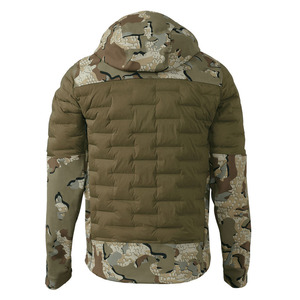 OEM ODM Unisex <b>Camo</b> Puffer <b>Jacket</b> Outdoor Tactical Softshell Insulated Hooded Coat Desert Camouflage Hunting Hiking Autumn - Product Image 2