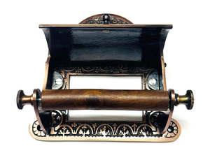 Bury Street London Victorian Style Metal <b>Toilet</b> <b>Roll</b> <b>Holder</b> Antique Copper Finish <b>Wall</b> <b>Mounted</b> <b>Toilet</b> Paper <b>Holder</b> - Product Image 2