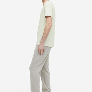 T-Shirt da <span class=keywords><strong>Uomo</strong></span> Oversize in Morbido Misto Poliestere/Cotone, Maniche Regolari, Collo Alto Antivento, Elasticizzato e Alla Moda - Product Image 1