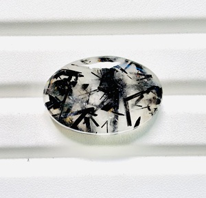 Cuarzo Rutilo Negro de Alta Calidad, Cabujón de Forma Mixta Lisa, Gema Suelta para Fabricación de Joyas, Gemas al por Mayor - Product Image 2