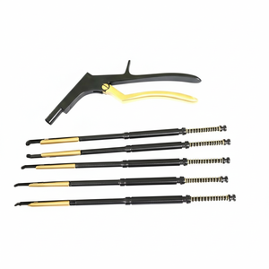 Kerrison Rongeur <b>Set</b> With Universal Handle & 5 <b>Pc</b> Shafts 1mm to 5mm OP-215 - Product Image 1