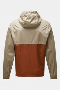 Color Block Nylon Autumn <b>Jacket</b> Hooded Zipper Waterproof Windproof Breathable Quick Dry <b>Lightweight</b> OEM Service Outerwear for - Product Image 3