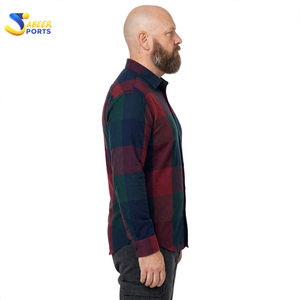 Chemise en flanelle pour hommes en gros, fabriquée avec un matériau durable, offre un ajustement confortable et un design de qualité, idéale pour les commandes en gros - Product Image 2