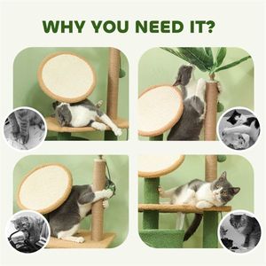 Albero Tiragraffi in Legno per il Divertimento di Tuo Amico Felino nel Gioco e nella Salita! - Product Image 2