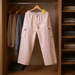 Cintres organisateurs de vêtements en coton pour pantalons et jupes, gain de place - Product Image 3