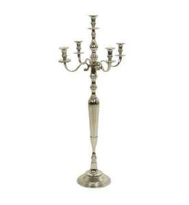 Candélabre en métal pour la décoration de la maison, chandelier, porte-bougie, support pour centre de table de mariage, disponible - Product Image 1