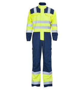 Combinaison de travail industrielle durable en Meta Aramid IIIA, résistante aux flammes, antistatique, pour l'industrie pétrochimique - Product Image 3