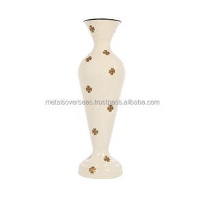 Vase de sol en métal Art Déco, décoratif, moderne, fait main, écologique, en fer, pour la décoration de la maison, du salon, du bureau - Product Image 6